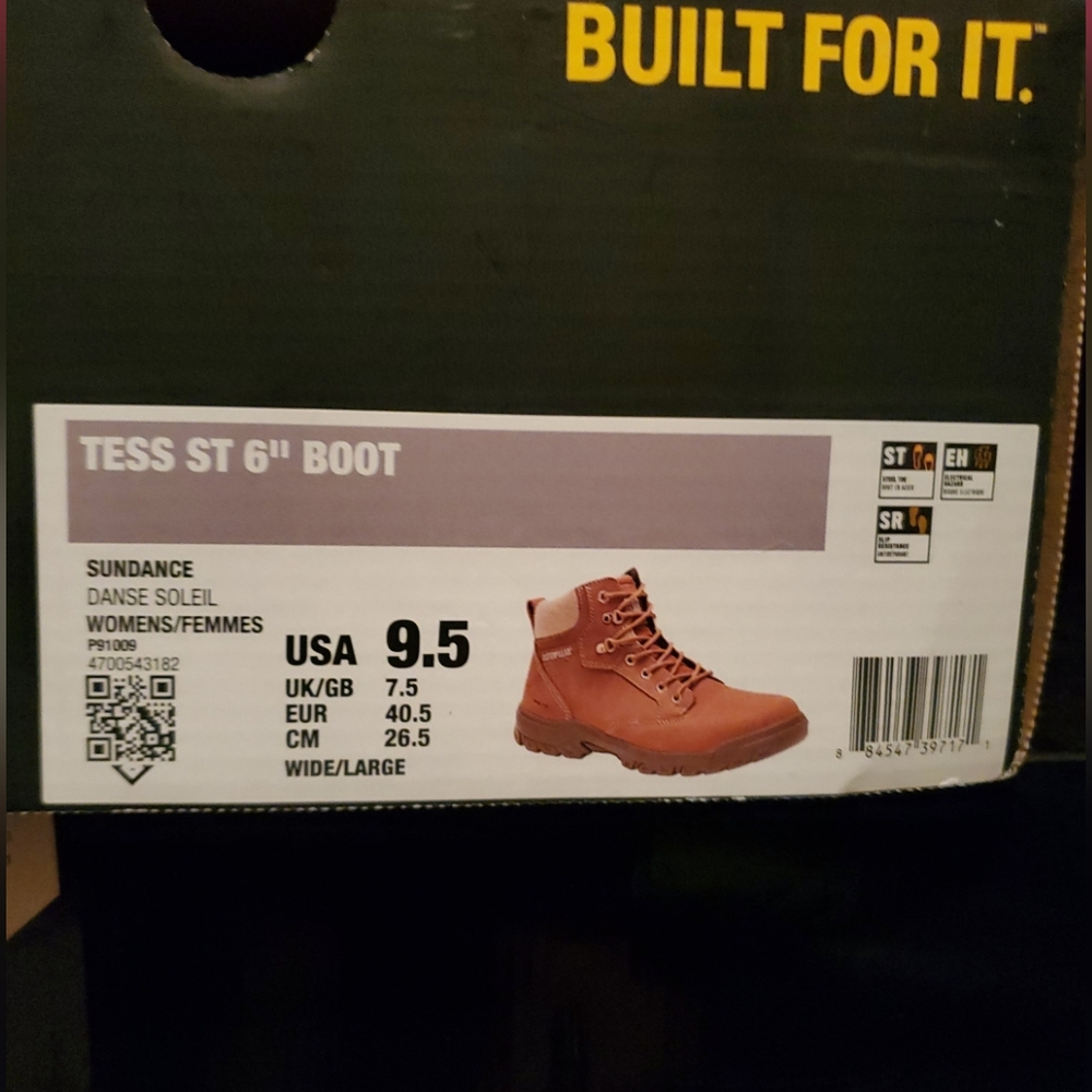 Women's Cat Work boots size 9.5W - Picture 7 of 7